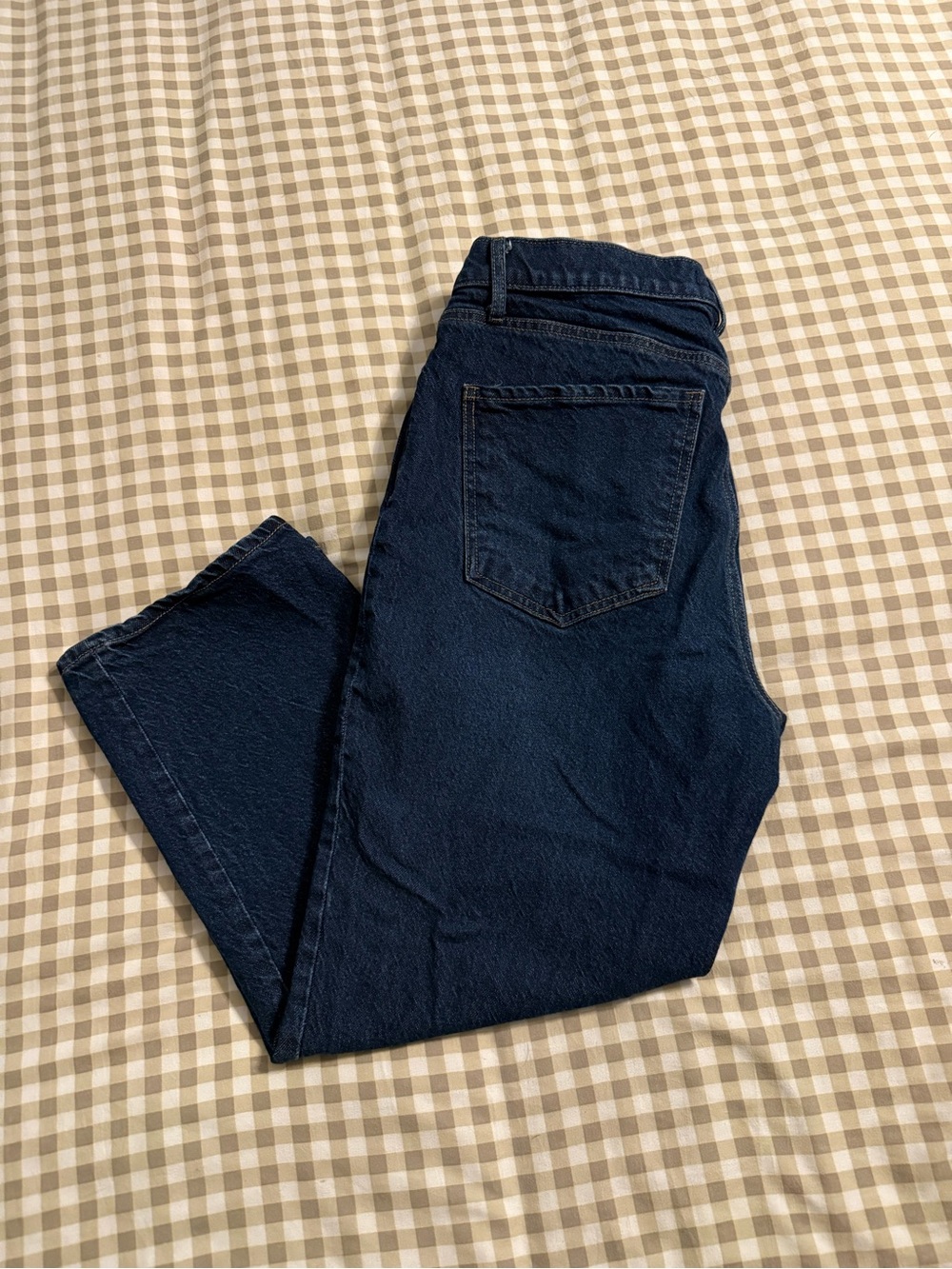Express High Rise Straight Ankle Jeans - Picture 4 of 4